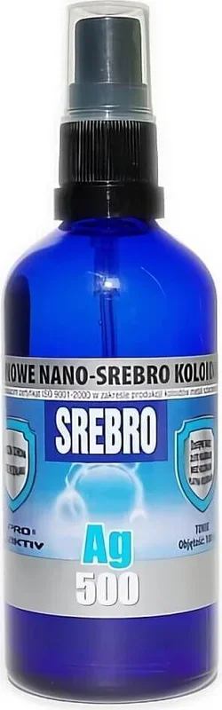 Nichtionisches kolloidales Nanosilber ag 500 50ppm 100ml PRO AKTIV