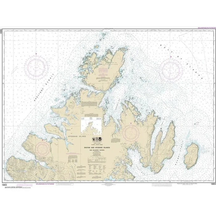 NOAA Chart 16604 – Shuyak and Afognak Islands and Adjacent Waters