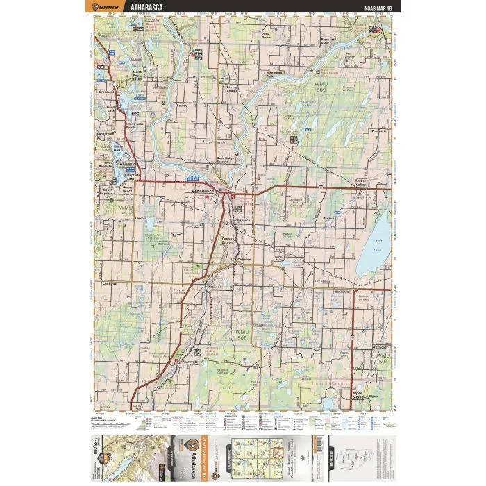 NOAB10 Athabasca – Northern Alberta Topo Map