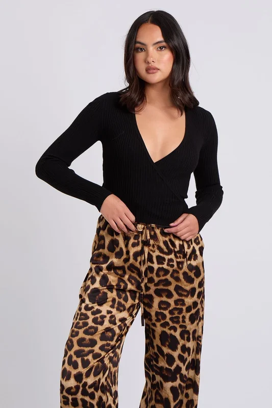 Oatmeal Ballet Wrap Crop Cardi