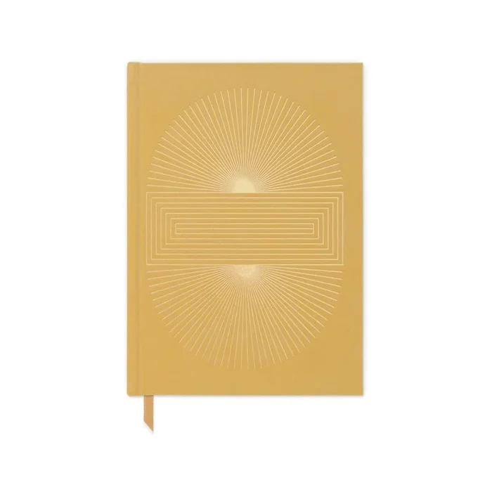 Ochre Suede Hardback Notebook