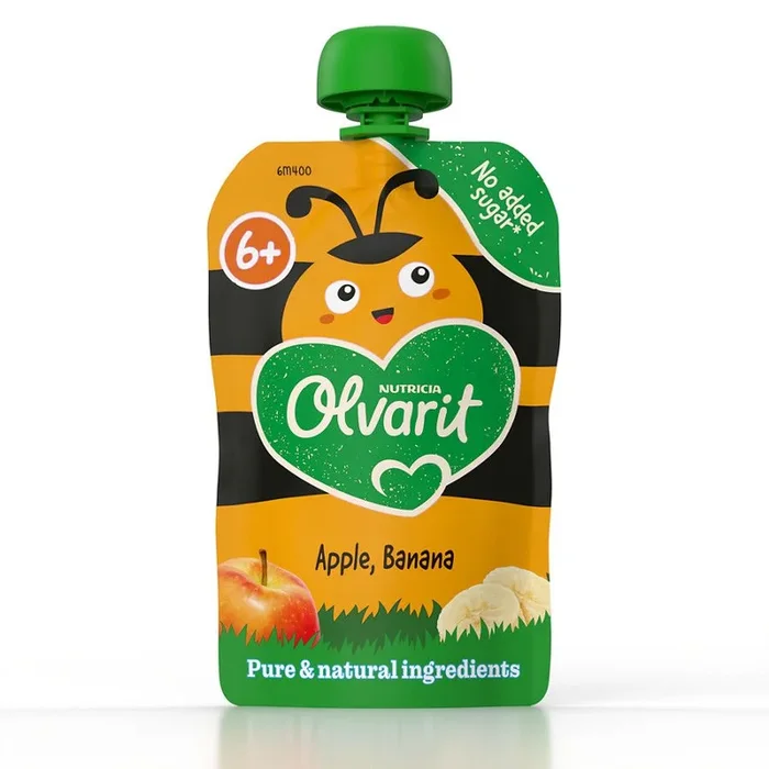 Olvarit Apple and banana smoothie (from 6 months)