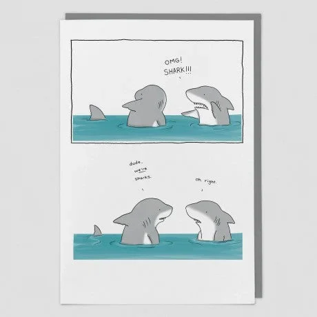 OMG Shark Card