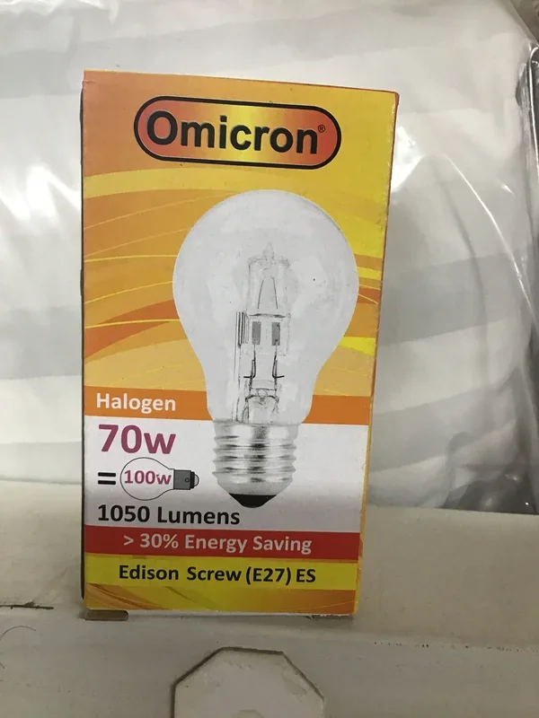 Omicron Halogen Bulb E27 Screw 70W(100w)