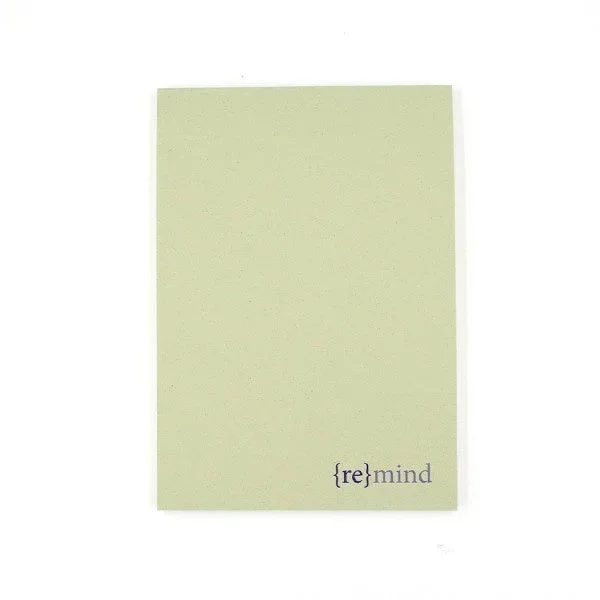 Organic Kiwi Residue Medio Notepad