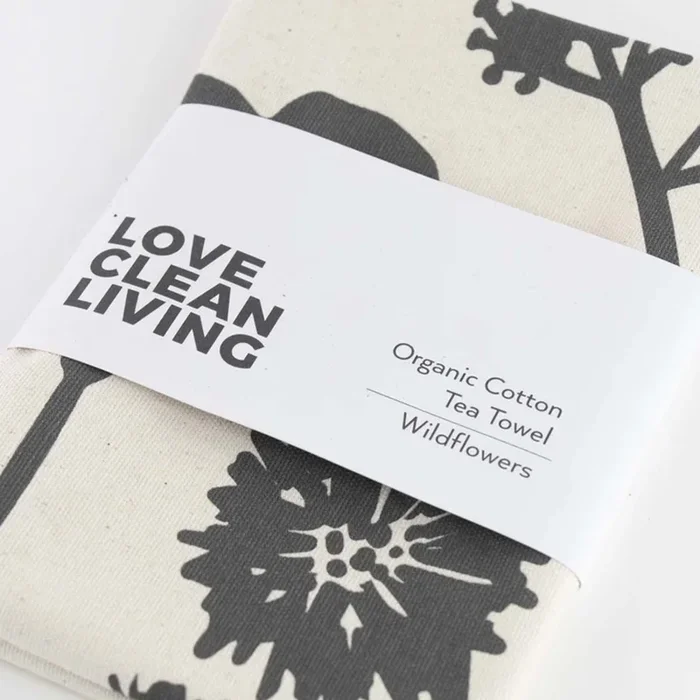 Organic Wildflower Tea Towel
