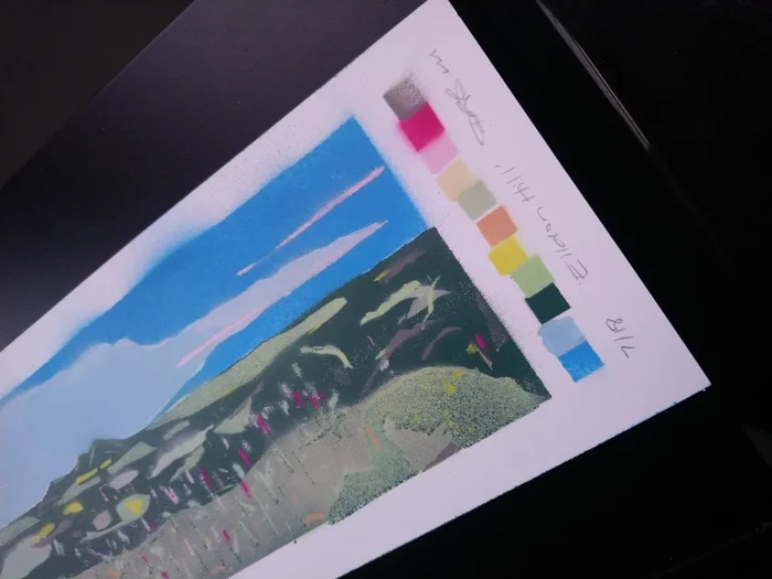 Original Scottish Art ‘Eildon Hills’