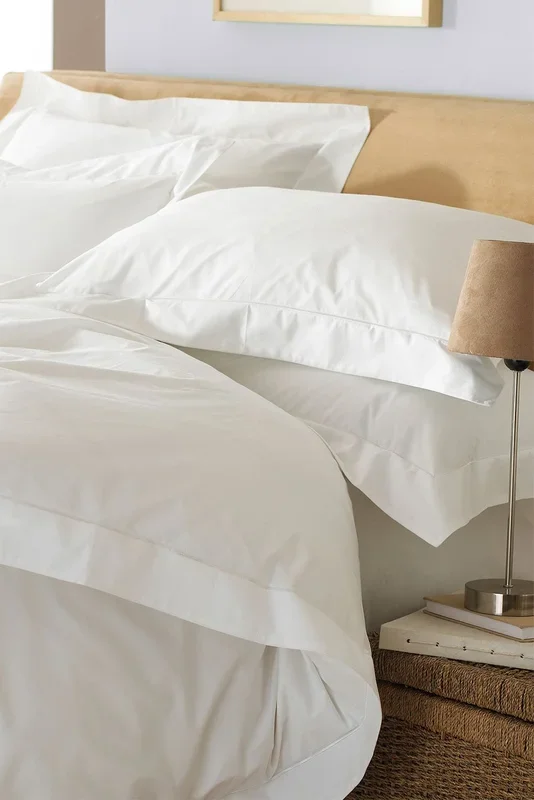 Oxford 200TC Border Panel 100% Cotton Duvet Cover Set