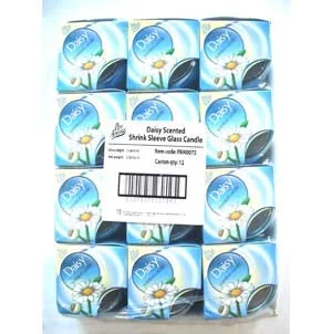 Pan Aroma Clear Glass Scented Candle Daisy