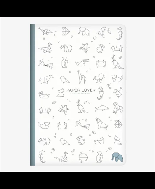 Paper Lover Origami Medium Lined Notebook