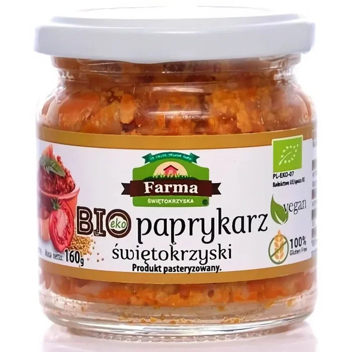 Paprykarz Świętokrzyski BIO 160 g – FARMA ŚWIĘTOKRZYSKA