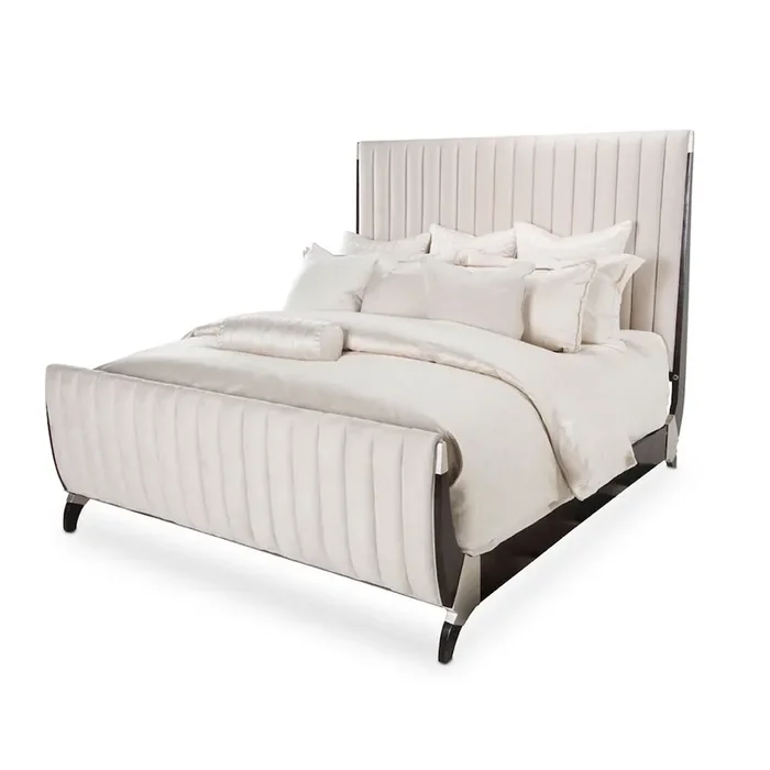 Paris Chic Cal. King Sleigh Bed – Espresso