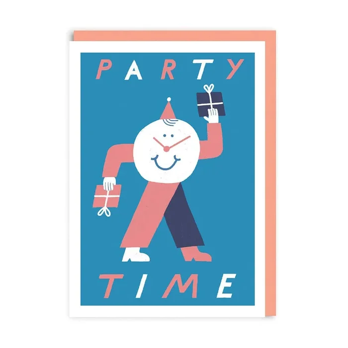 Party Time Clock Card