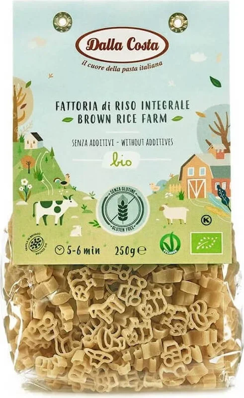 Pasta (brauner Reis) Bauernhof glutenfrei BIO 250 g – DALLA COSTA
