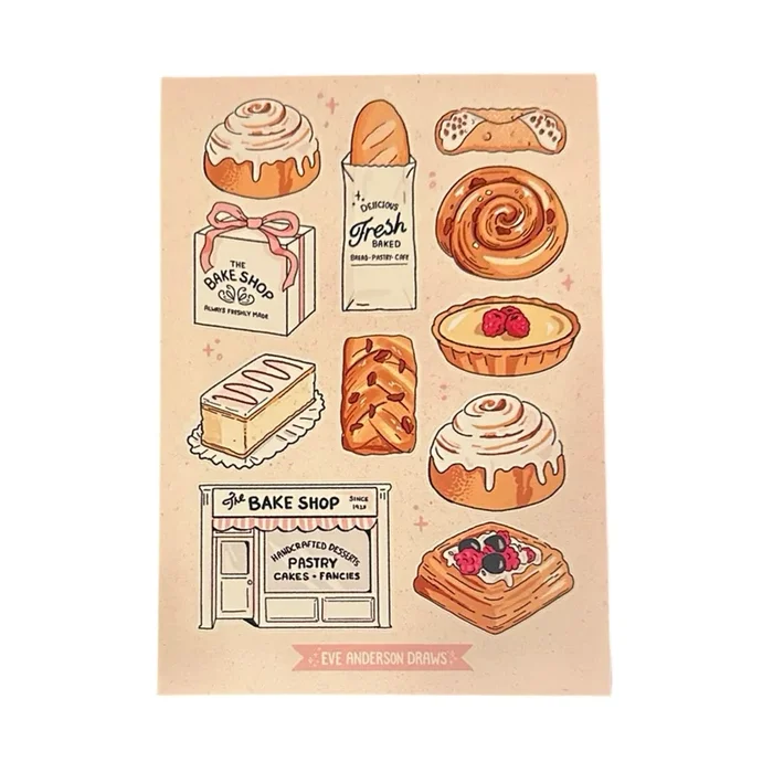 Pastries Sticker Sheet