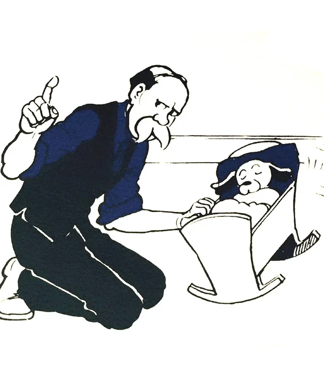 Paw Broon & His Puppy Card