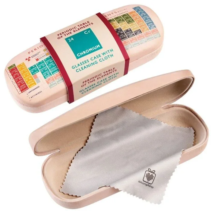 Periodic Table Glasses Case with Cloth