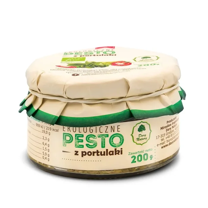 Pesto mit Portulak BIO 200 g – GESCHENKE DER NATUR