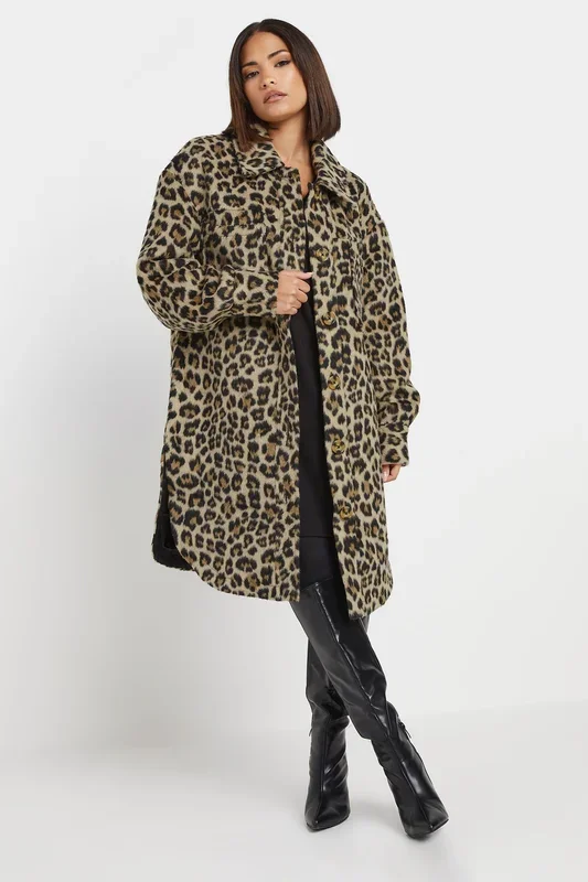 Petite Leopard Shacket
