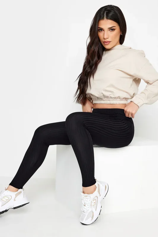 Petite Ribbed Leggings