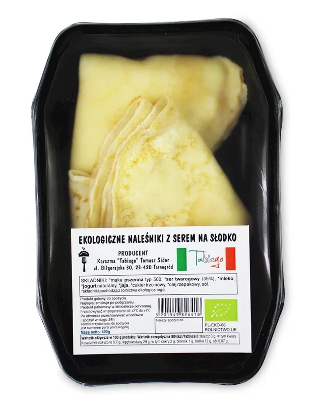 Pfannkuchen mit süßem Käse BIO 400 g – KARCZMA TABIAGO