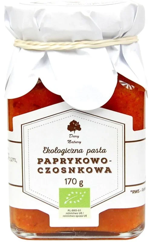 Pfeffer- und Knoblauchpaste BIO 170 g – GESCHENKE DER NATUR