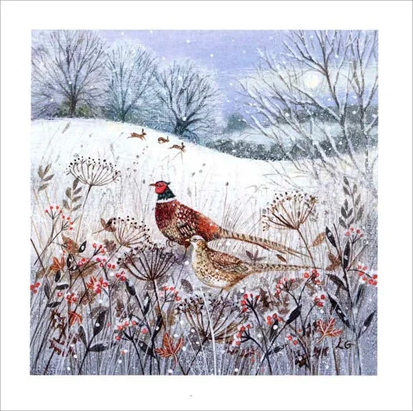 Pheasants Christmas Fayre Pack of Cards