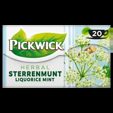 Pickwick Star mint herb tea