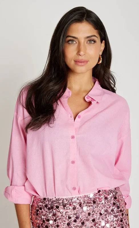 Pink Cotton Shirt