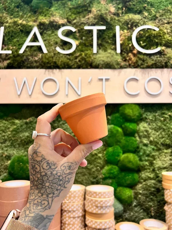 Plastic Freedom Small Terracotta Plant Pot