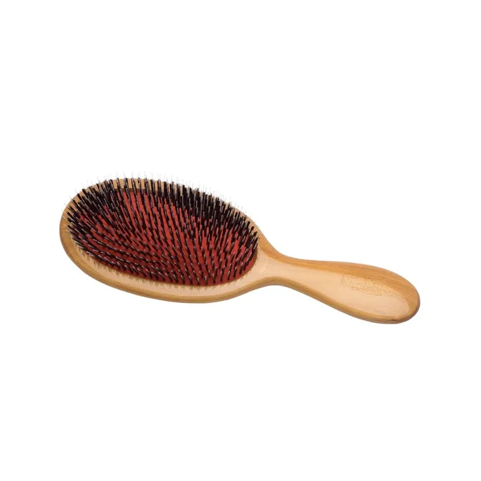 Popular Bristle 7 Nylon Hair Brush Light Wood