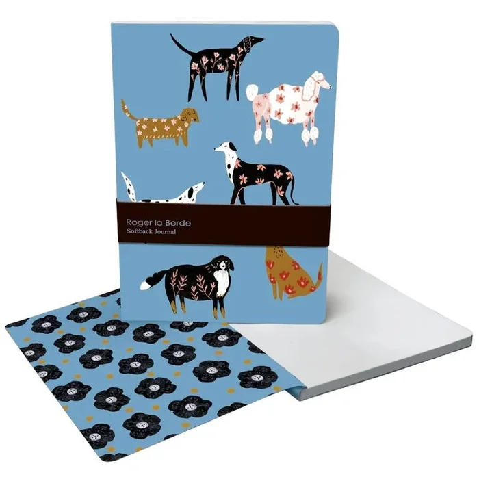 Porcelain Dogs A5 Softback Journal