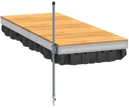 Pre-Built Aluminum Floating Dock with Wood Top – 4‘x10‘