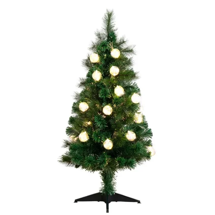 Pre-Lit Fiber Optic Artificial Christmas Tree with Mixed Tips