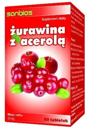 Preiselbeere mit Acerola 60 Tabletten SANBIOS
