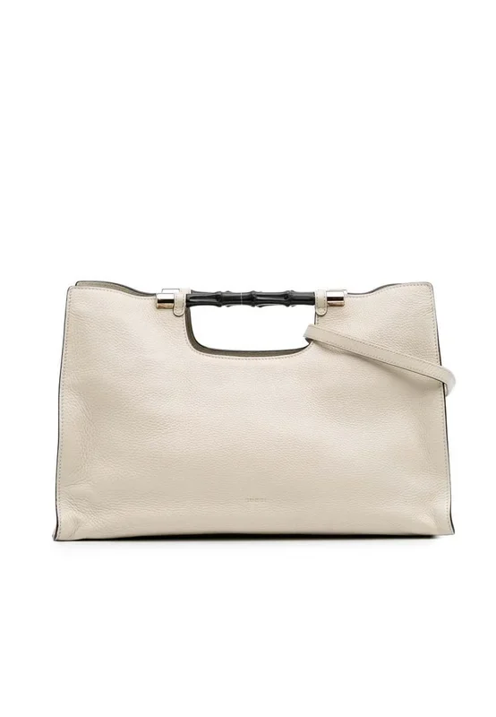 Preloved Diana Tote Bag- White Satchel