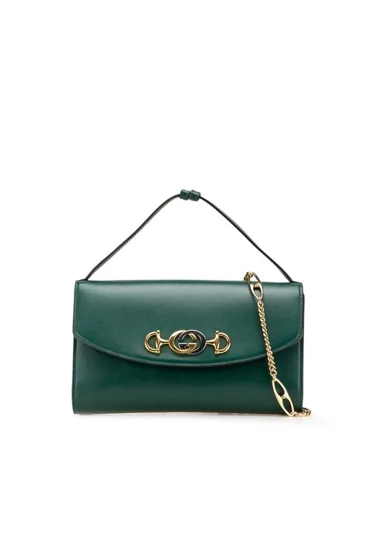 Preloved Elegant Shoulder Bag with Chain Detail for Formal Occasions