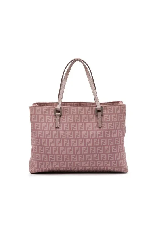 Preloved Printed Handbag- Purple Tote Bags