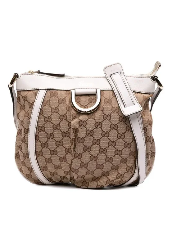 Preloved Signature Pattern Hobo Bag- Brown Crossbody Bags