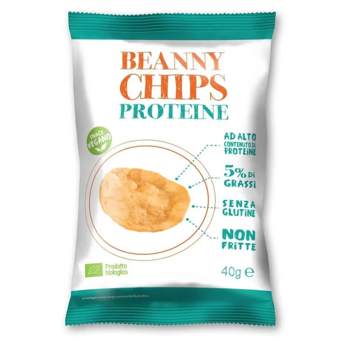 Protein glutenfreie Linsen BIO 40 g – BEANNY CHIPS