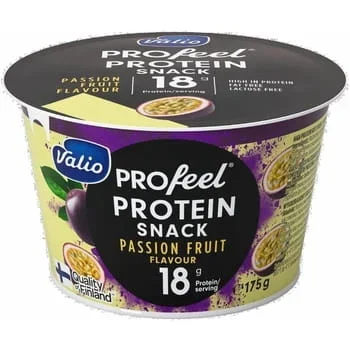 Proteinreicher Käse mit Passionsfruchtgeschmack b/la Valio 175g
