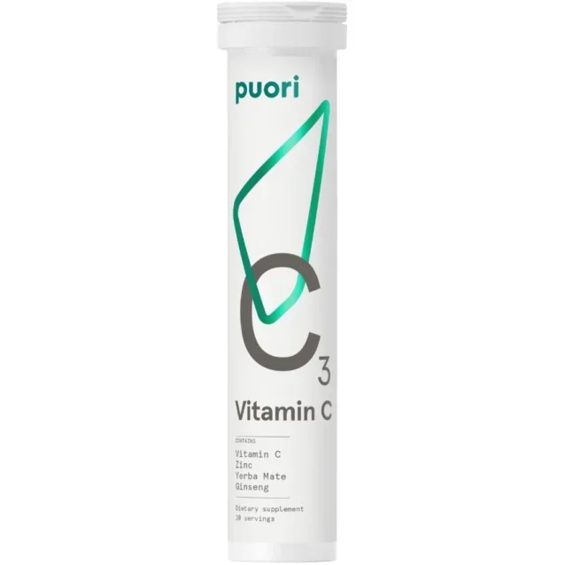 Puori C3 Natural Effervescent Vitamin C Drink 20 Tablets