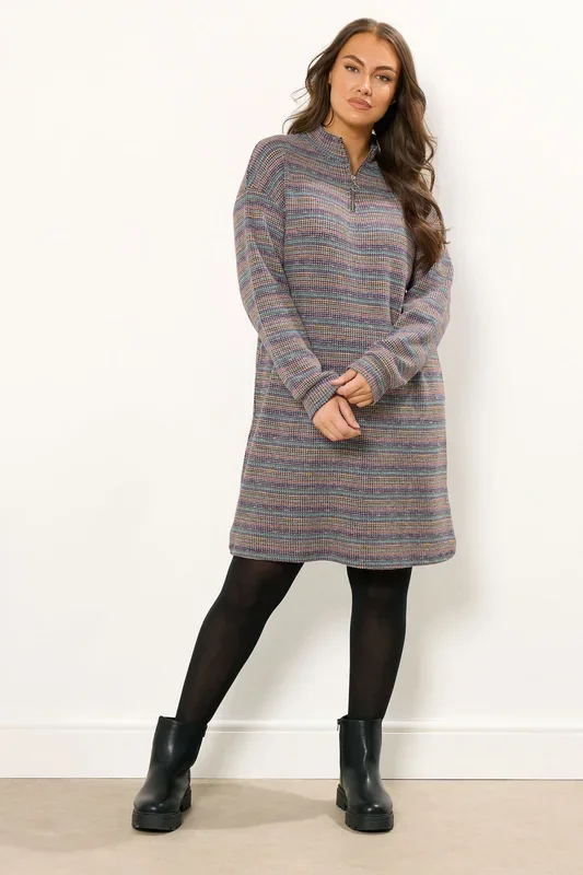 Quarter Zip Jumper Dress