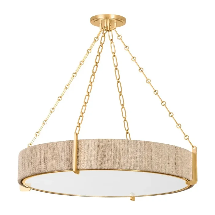 Quebec Chandelier In Gold Leaf Color