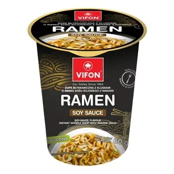 Ramen mit Sojasaucengeschmack und Wakame Vifon 60g