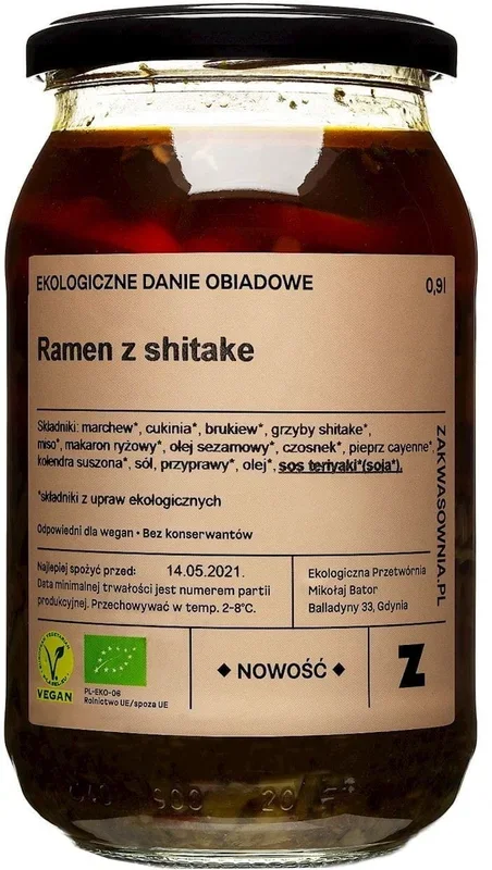 Ramen-Suppe mit Shiitake-Pilzen BIO 900 ml – SEIFE