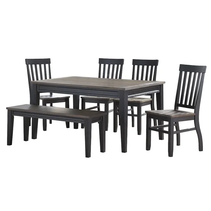 Raven Noir 6pc Dining Set