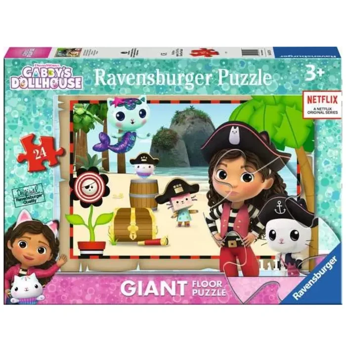 Ravensburger Gabby’s Dollhouse Giant Floor Puzzle – 24 Pieces Puzzle