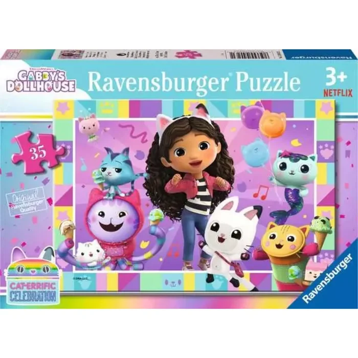 Ravensburger Gabby’s Dollhouse Let’s Celebrate! – 35 Pieces Puzzle