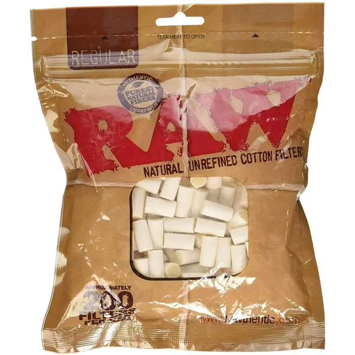 RAW Filter Tips Regular 200 Pack